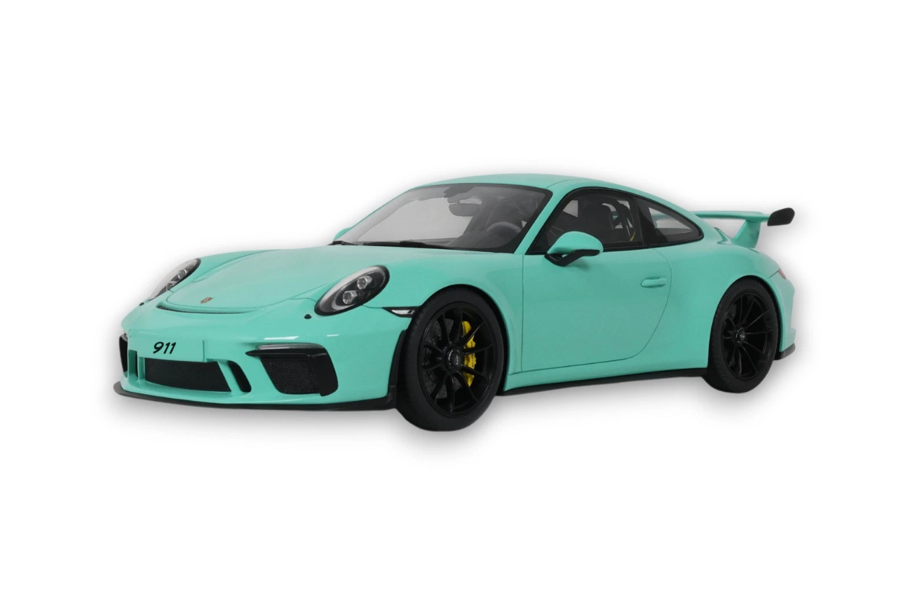 PORSCHE 911 (991.2) GT3 - 2018, mint green GT Spirit 1:18