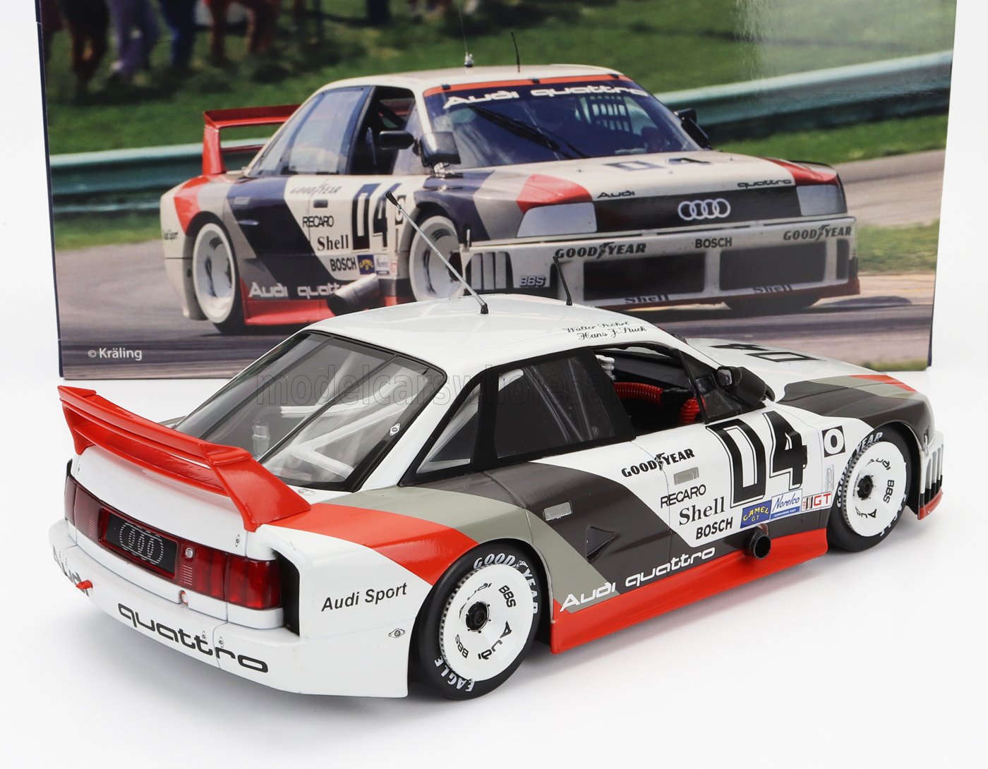 Audi 90 IMSA GTO #04 Miller High Life 500 km 1989 Werk83 1:18 - model kolekcjonerski - ujęcie 2