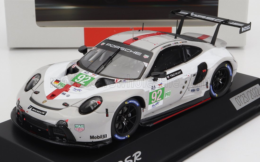 Porsche 911 RSR-19 #92 24h Le Mans 2022 Spark 1:43 - model kolekcjonerski