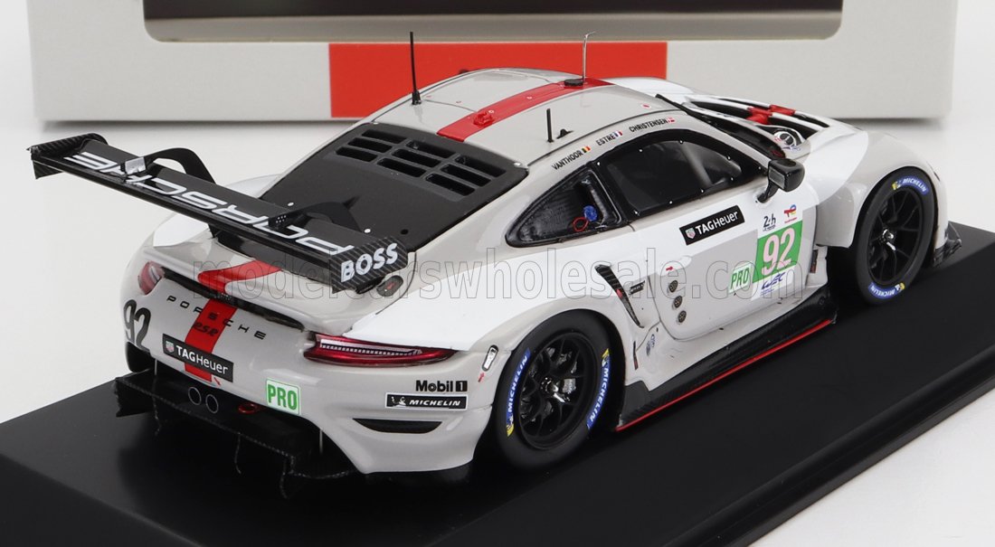 Porsche 911 RSR-19 #92 24h Le Mans 2022 Spark 1:43 - model kolekcjonerski - ujęcie 2