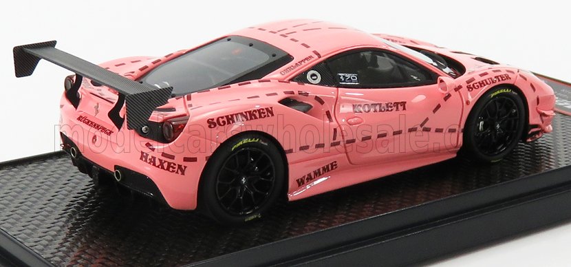Ferrari 488 Challenge #0 Rolex 24 Daytona 2018 BBR Models 1:43 - model kolekcjonerski - ujęcie 2